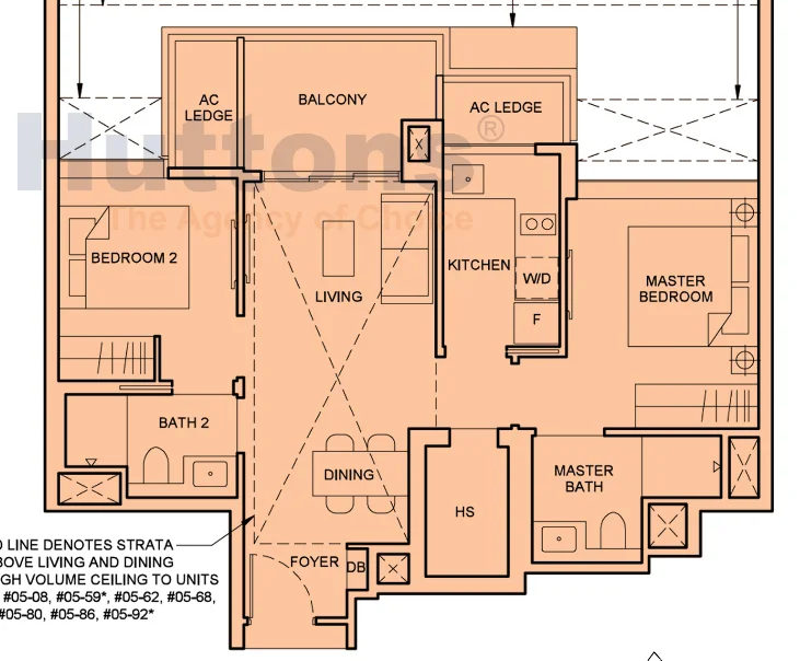 New luxury 2-bed, 2-bath condo rental in Beauty World, near SIM — Original photo 2